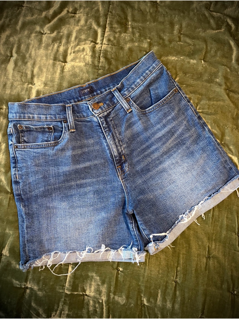 J. Crew Denim Cutoff Shorts in Faded Blue #1195